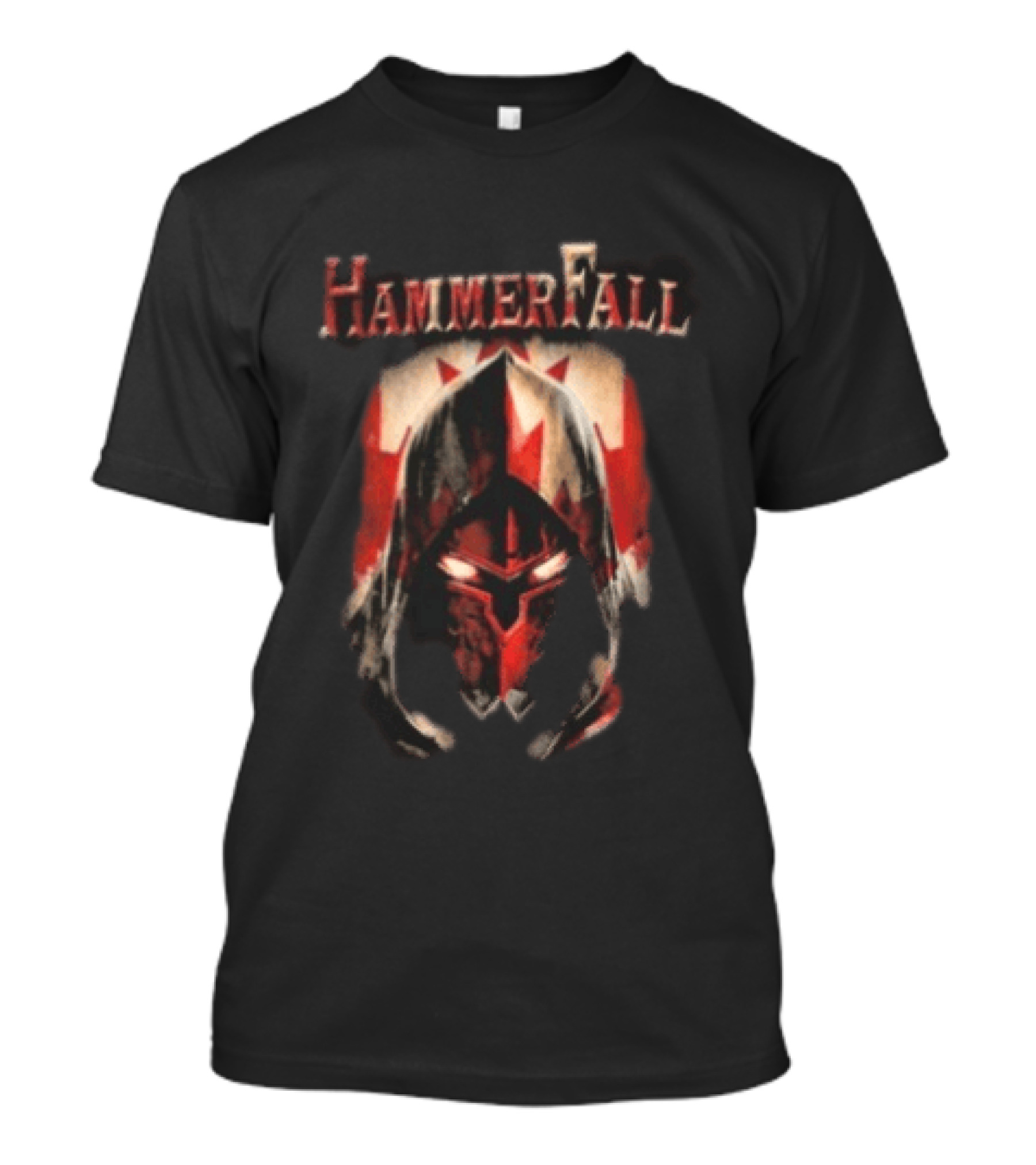 HammerFall I Speak For Freedom For All Canada Warrior Helmet T-Shirt