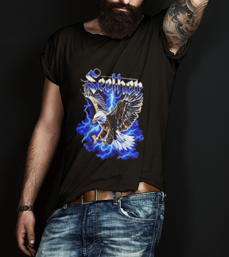 Seether Eagle Lightning Alternative Metal Band T-Shirt