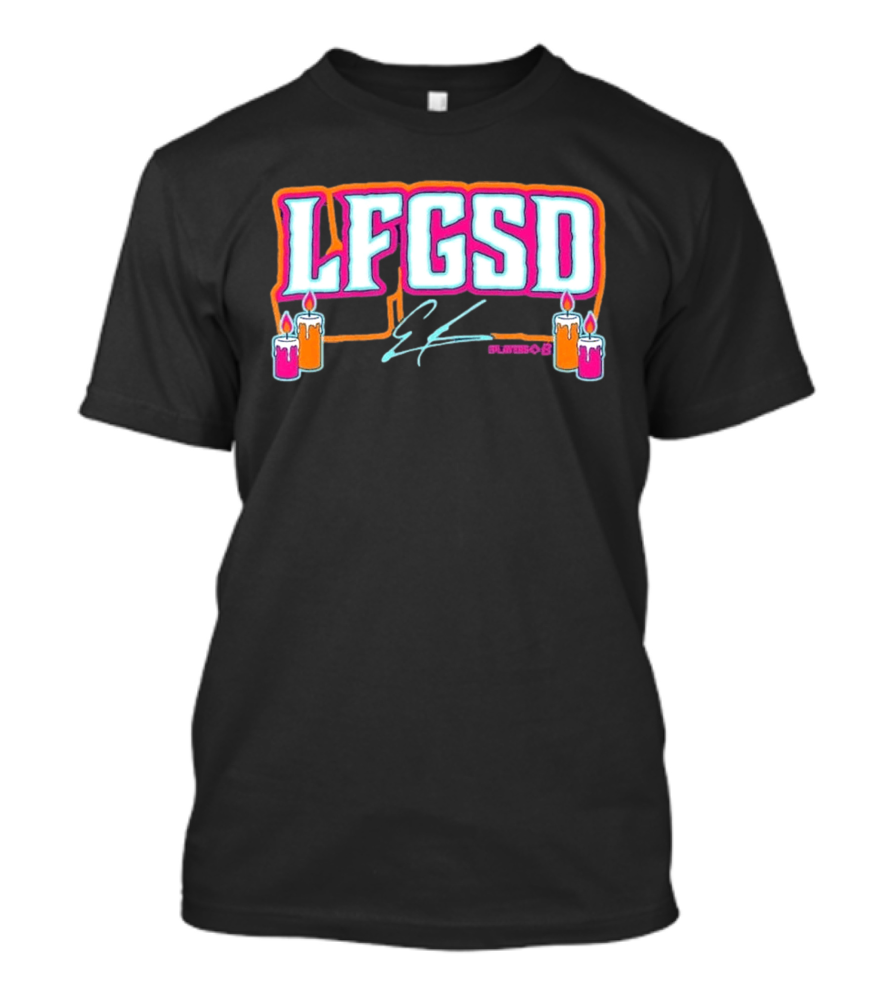 LFGSD Ethan Salas Signature Candles T-Shirt