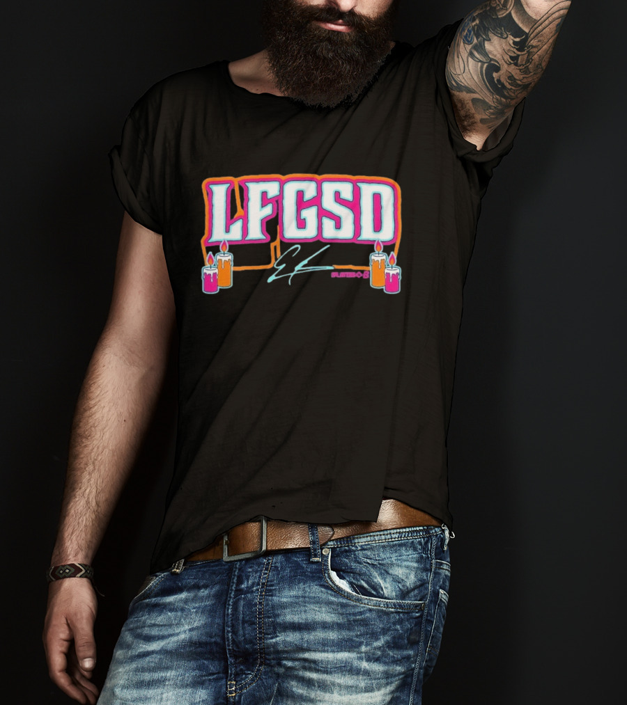 LFGSD Ethan Salas Signature Candles T-Shirt