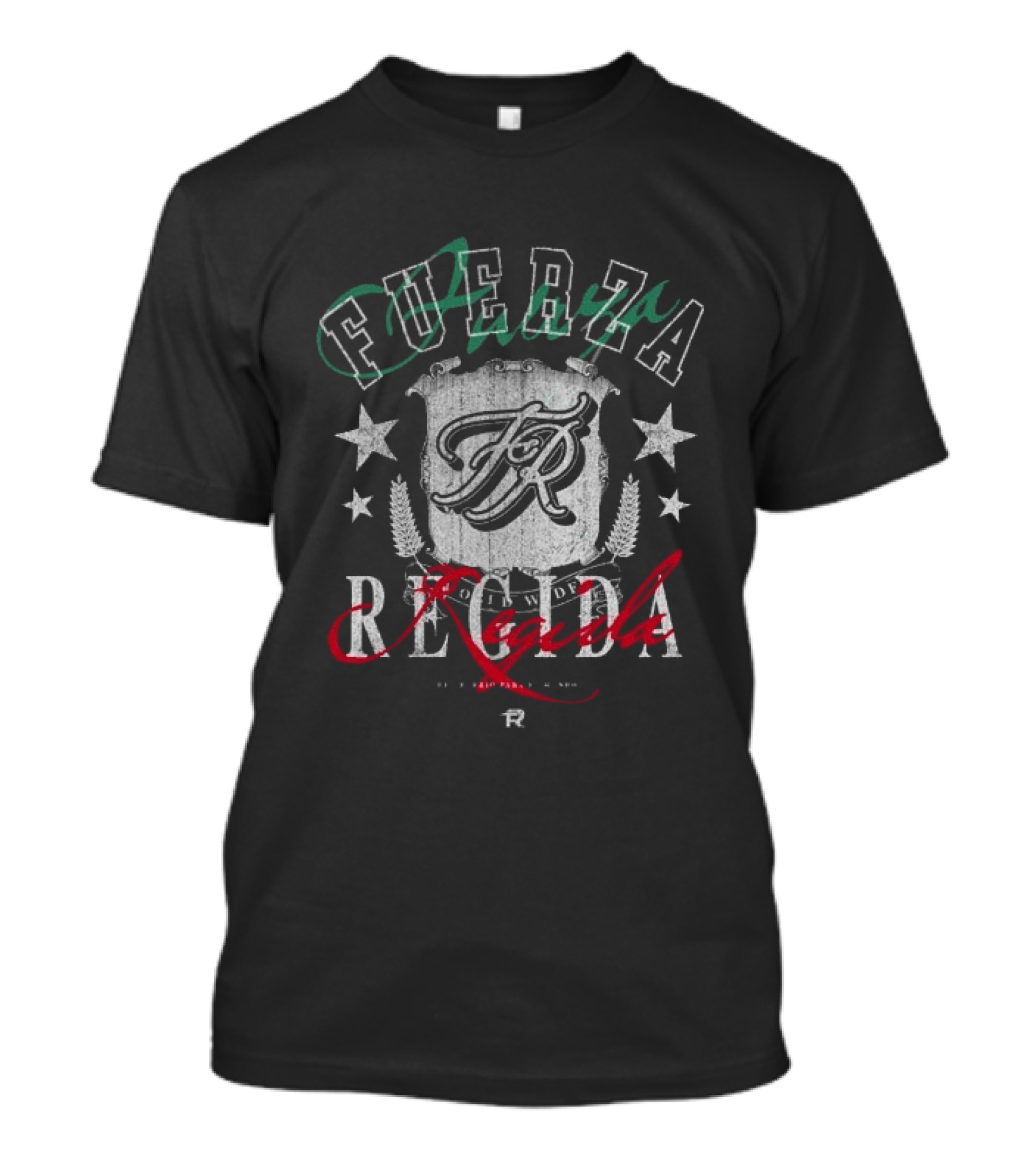 Fuerza Regida FR Crest Stars Seal T-Shirt