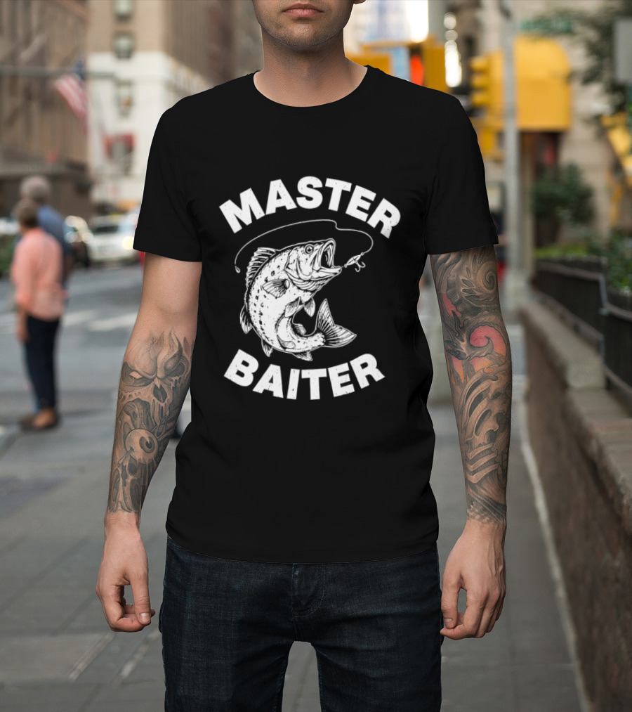 Master Baiter Fishing Hook Fish T-Shirt