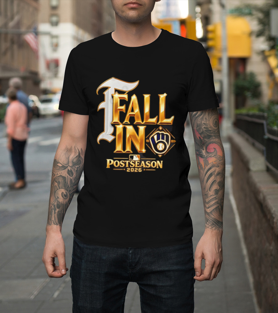 Milwaukee Brewers Fall In Postseason 2026 MLB T-Shirt