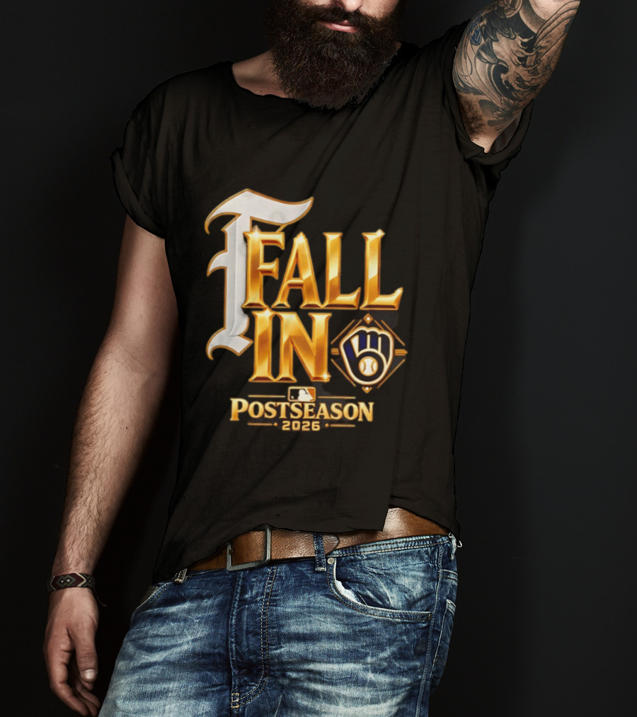 Milwaukee Brewers Fall In Postseason 2026 MLB T-Shirt