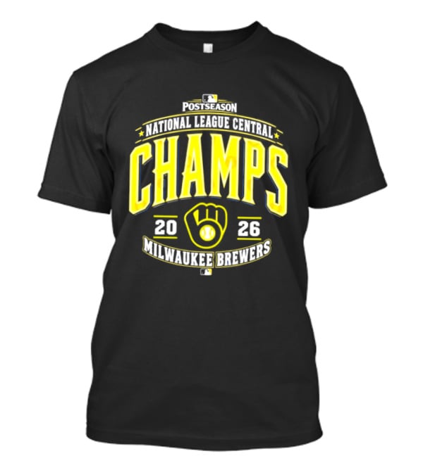 Milwaukee Brewers National League Central Champs 2026 T-Shirt