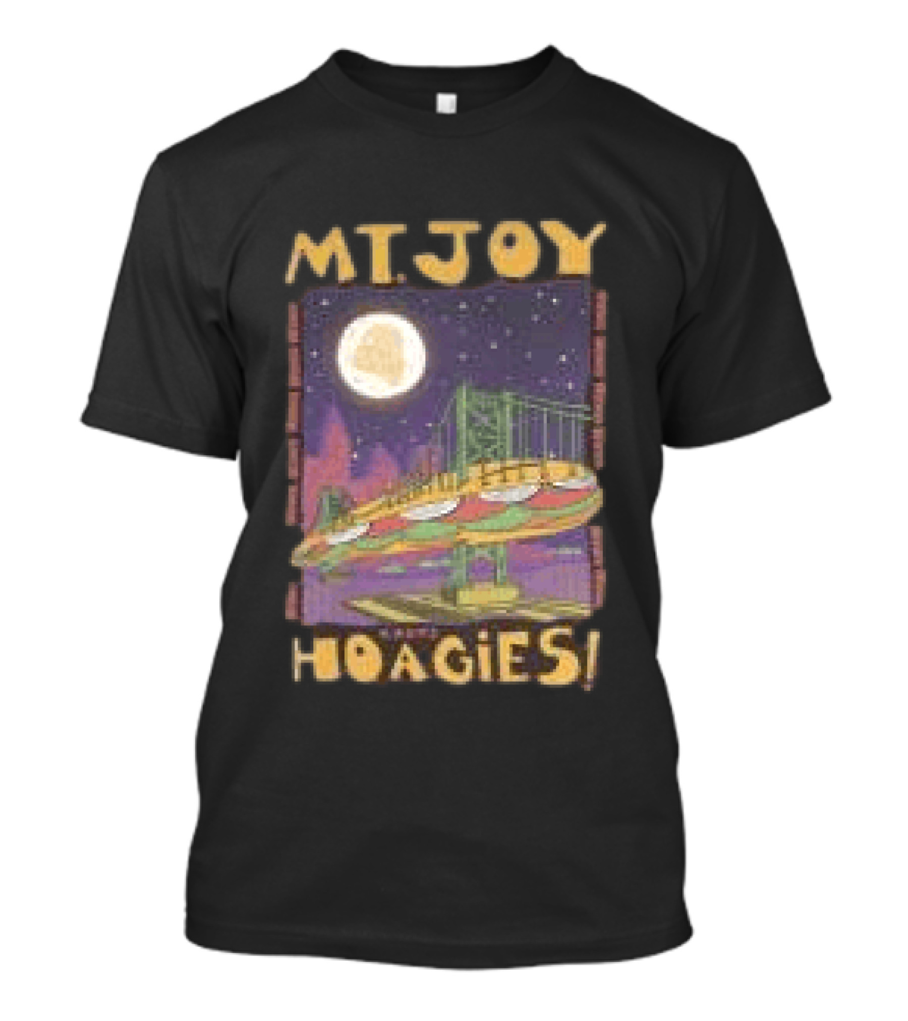 Mt Joy Hoagies Moonlit Night Bridge T-Shirt