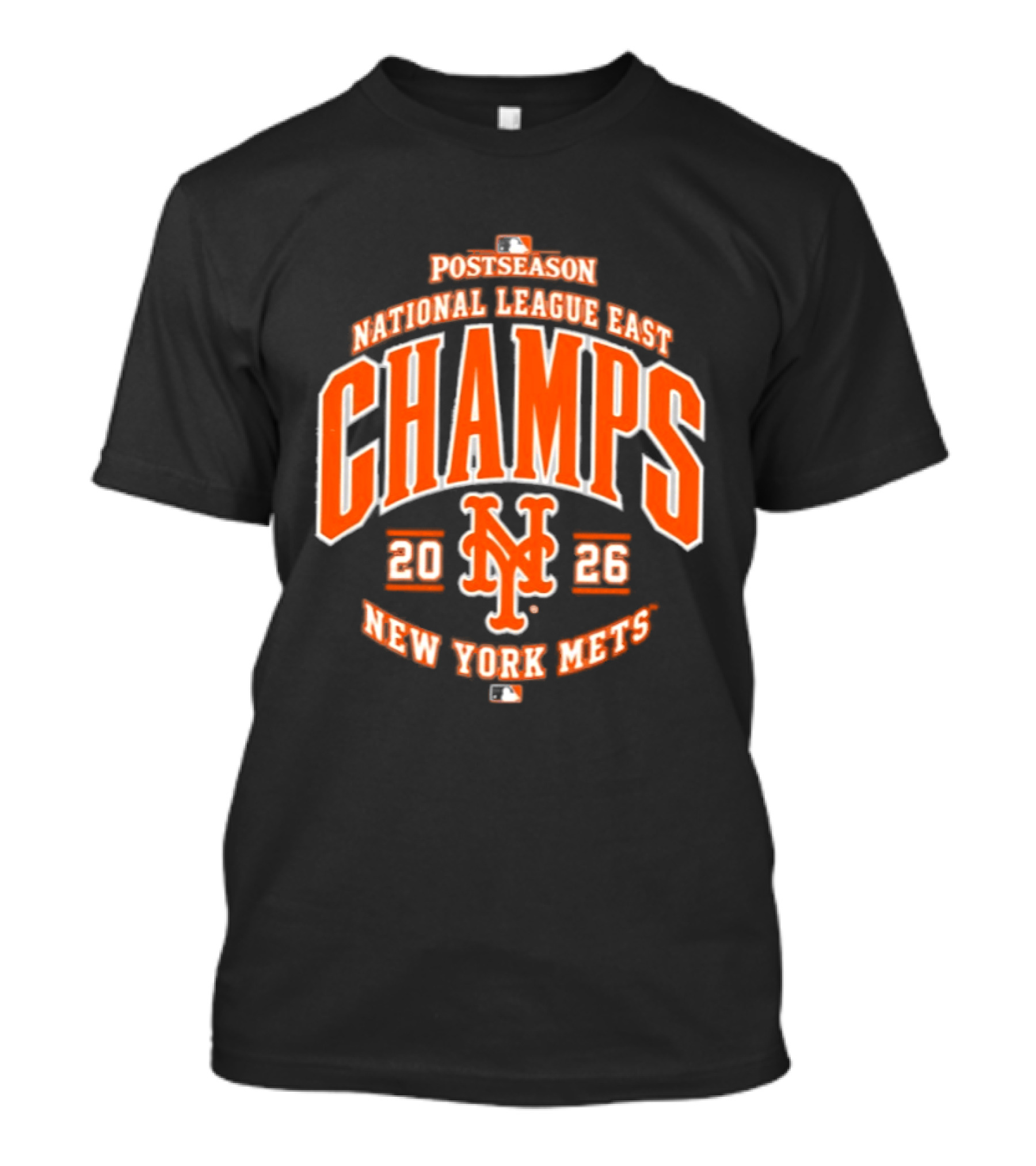 New York Mets 2026 National League East Champs Postseason T-Shirt