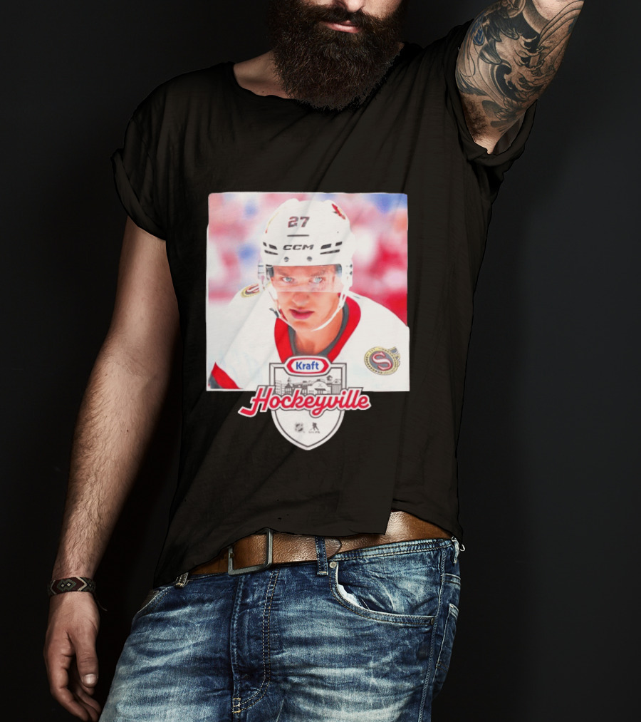 Ottawa Senators 27 Kraft Hockeyville CCM T-Shirt