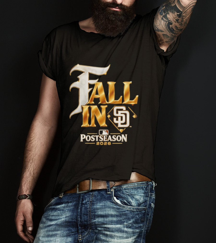San Diego Padres Fall In SD Postseason 2026 MLB T-Shirt