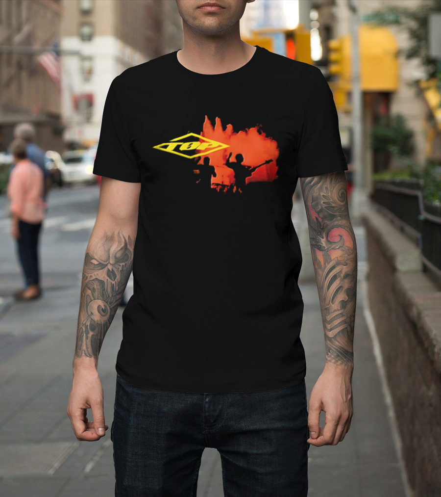 Twenty One Pilots Top Logo Red Splash T-Shirt