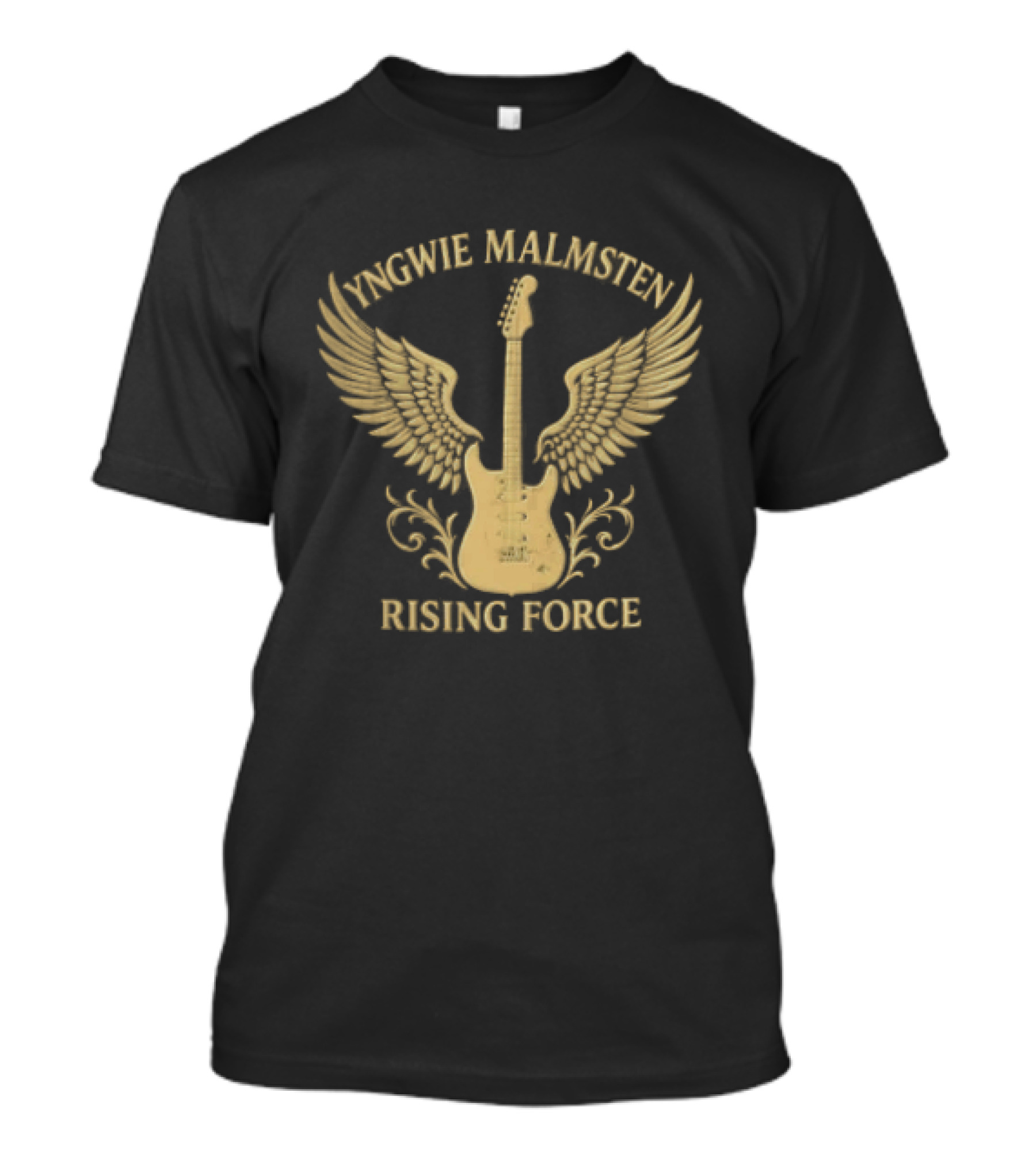 Yngwie Malmsten Rising Force Electric Guitar Wings T-Shirt