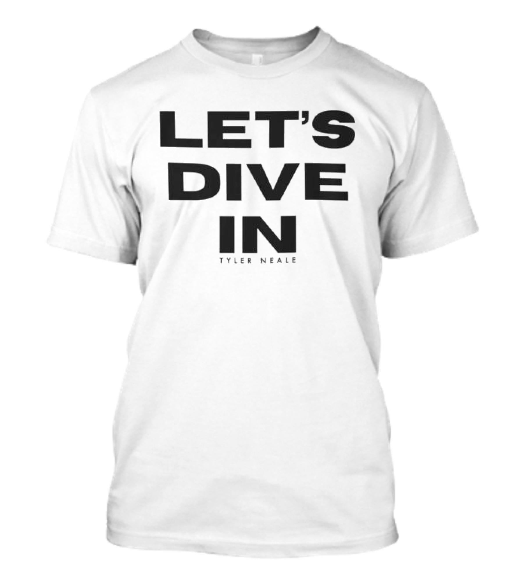 Tyler Neale Let's Dive In White T-Shirt