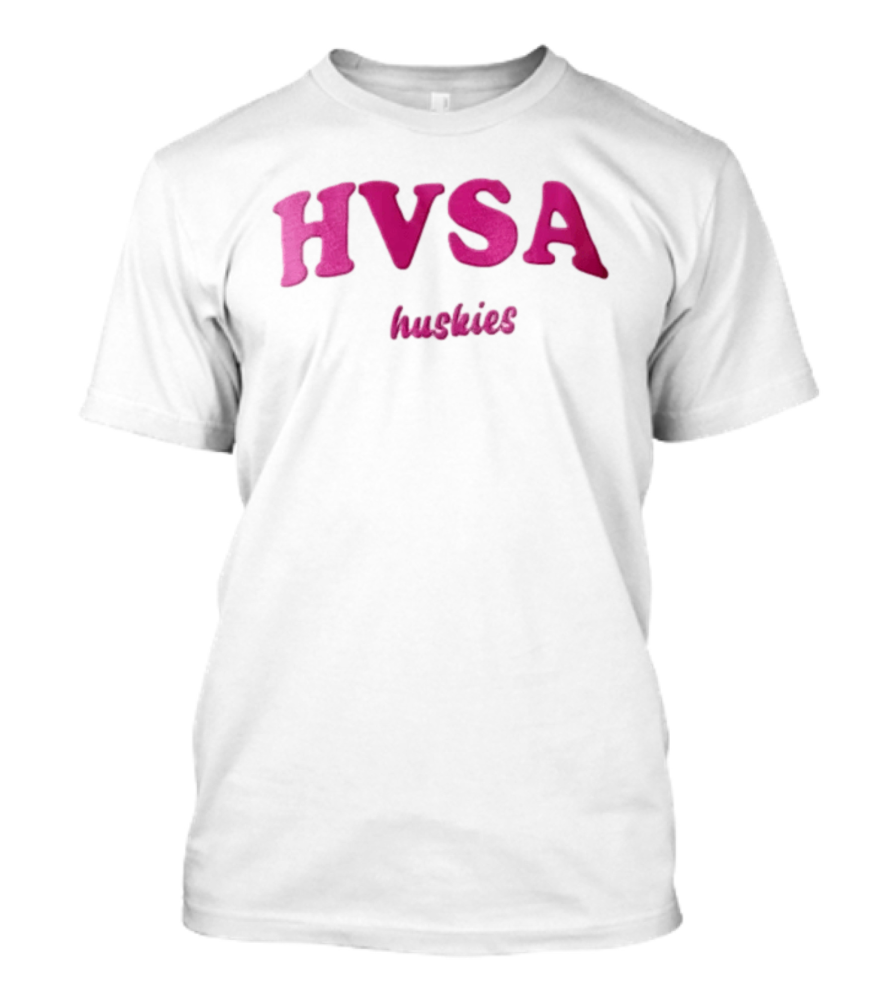 HVSA Huskies Pink White T-Shirt