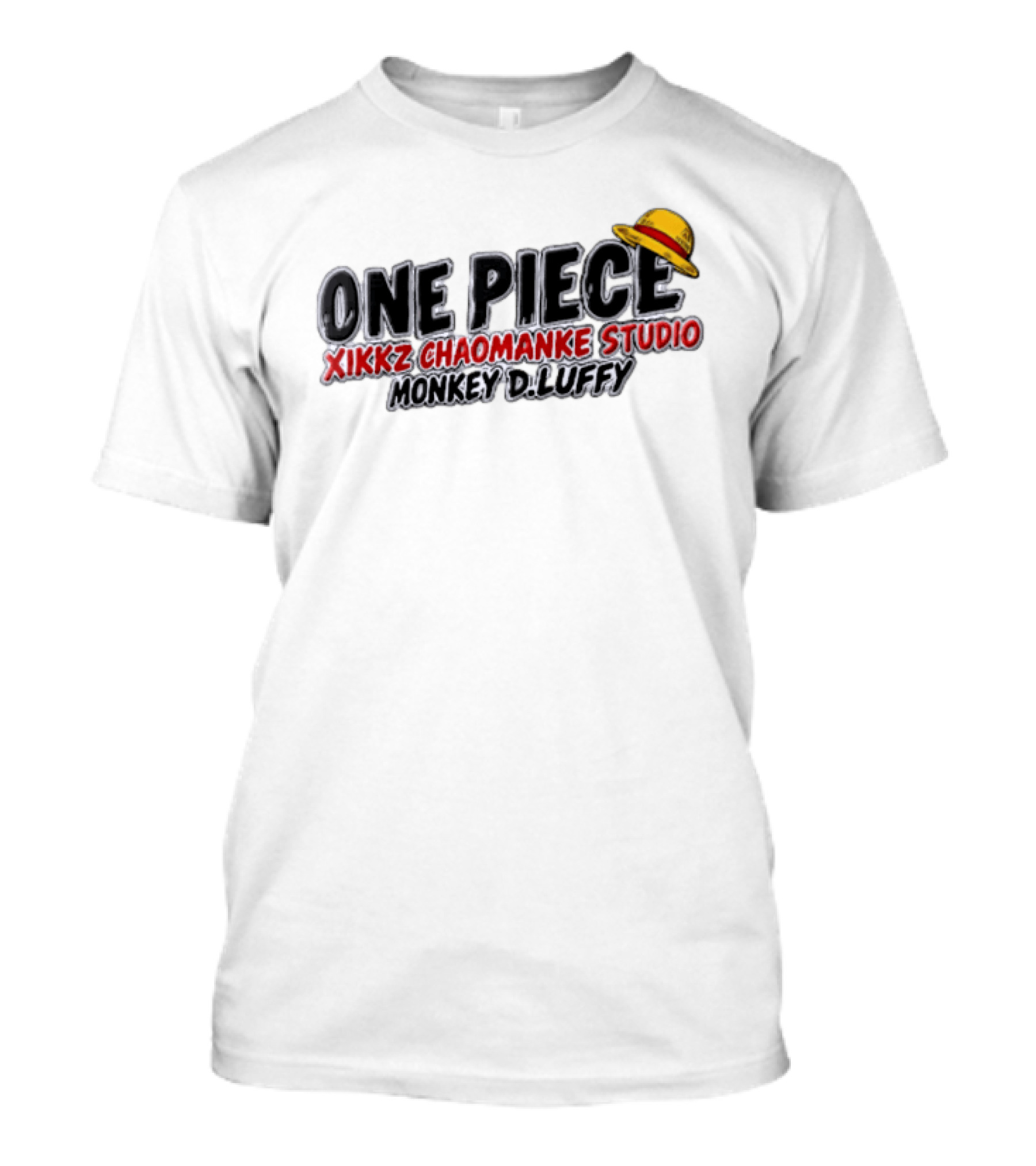 One Piece Xikkz Chaomanke Studio Monkey D Luffy Straw Hat T-Shirt