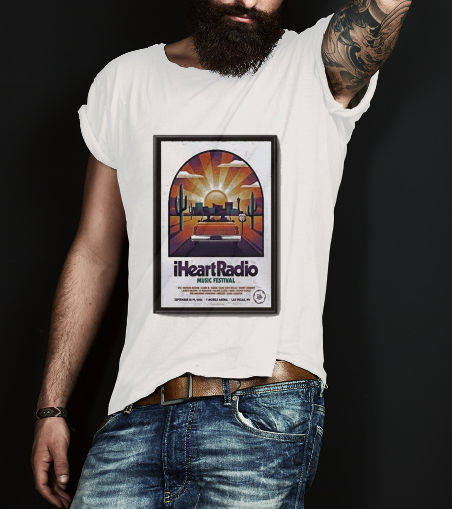 IHeartRadio Music Festival 2026 Mobile Arena Las Vegas Lineup Brandon Boone Ciara Goo Goo Dolls Heart Cherry Levent EloH Kush Tara Harrison Dodg T-Shirt