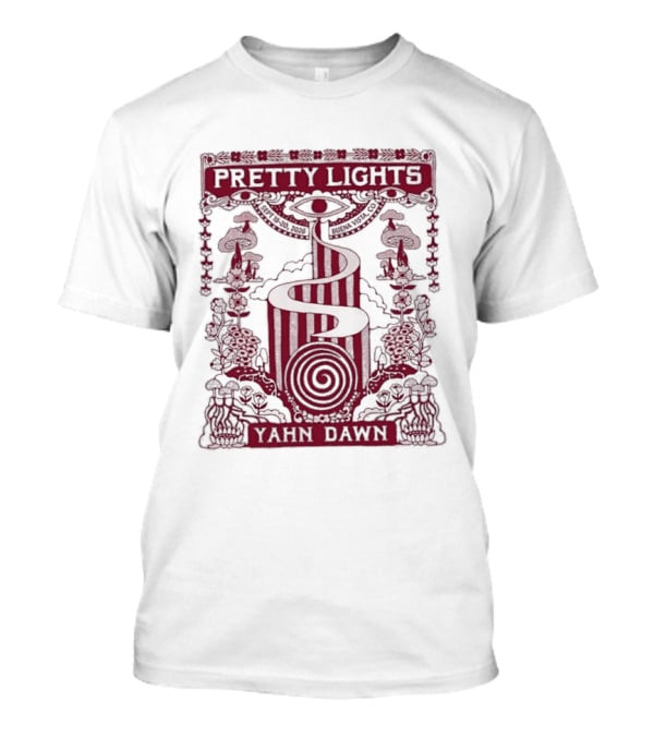 Pretty Lights Music Yahn Dawn Spiral Sun Event T-Shirt