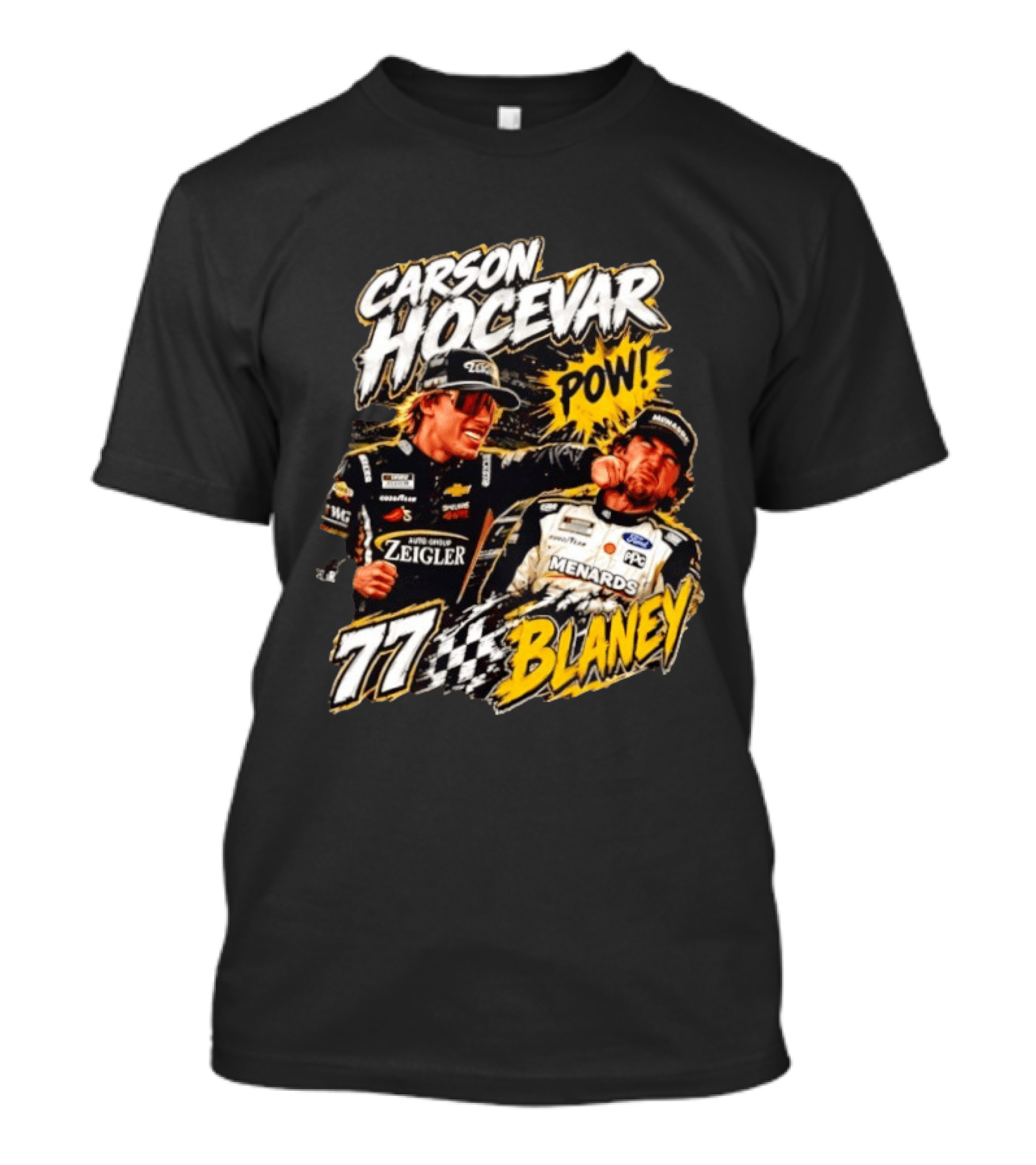 Carson Hocevar Pow Ryan Blaney 77 Menards Racing T-Shirt