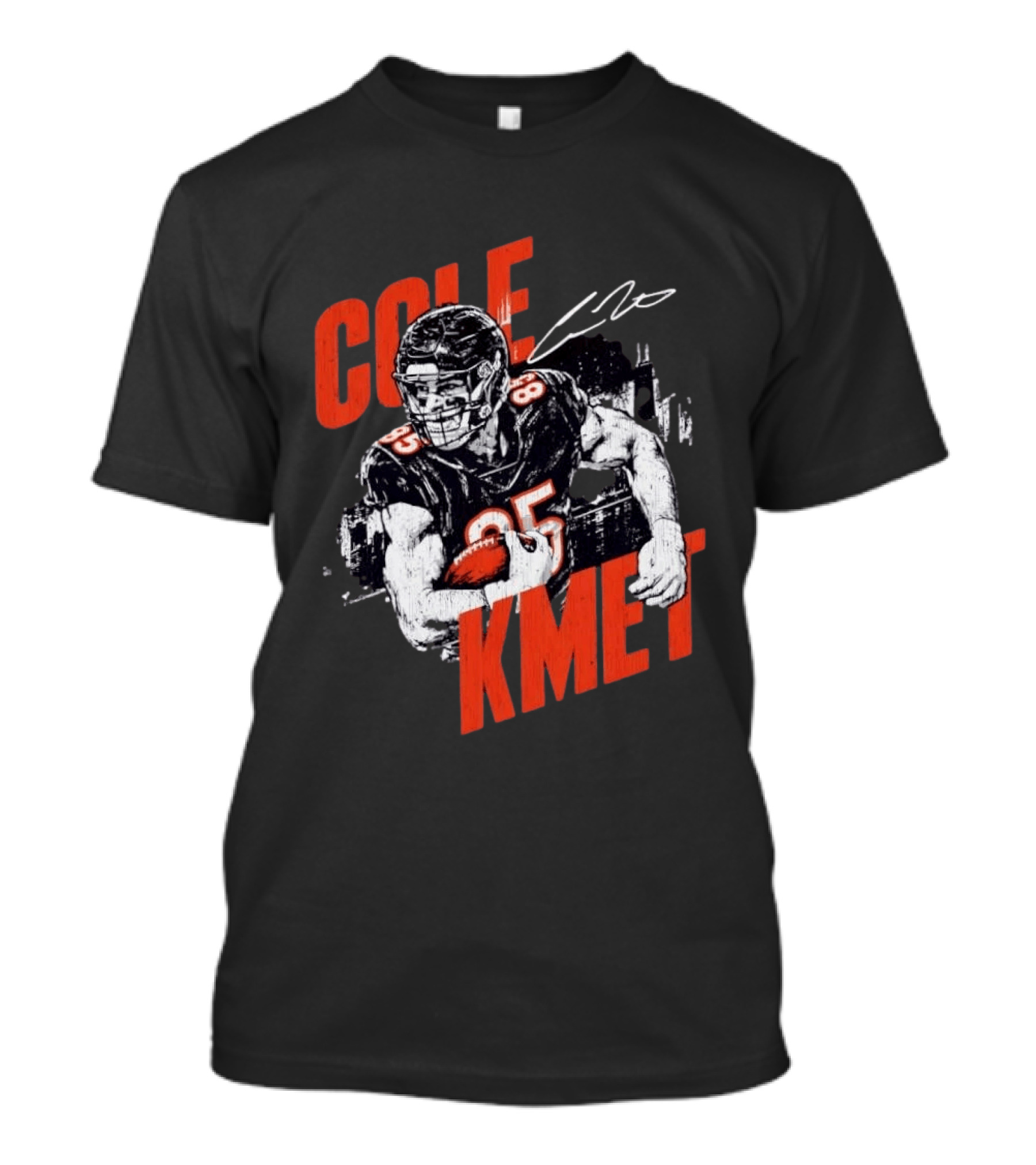 Cole Kmet Chicago Bears Football Iconic Number 85 Sports T-Shirt