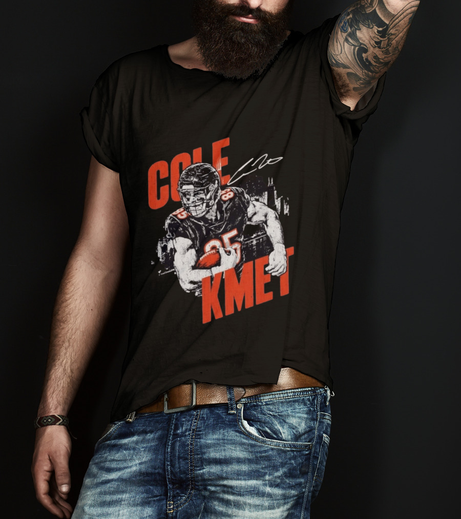 Cole Kmet Chicago Bears Football Iconic Number 85 Sports T-Shirt