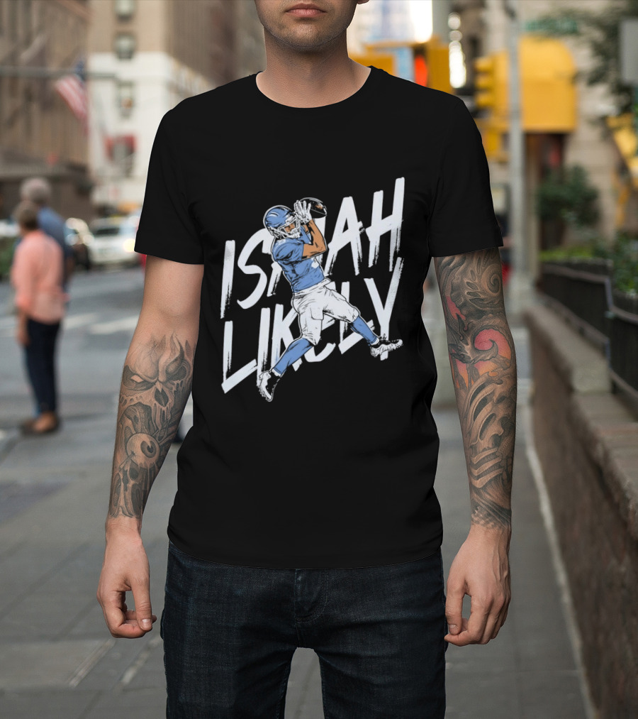 Isaiah Likely Football Catch New York Giants Player T-Shirt