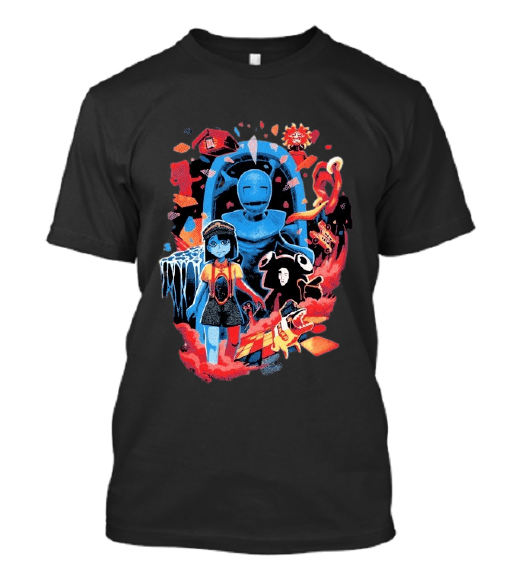 ENA Dream BBQ Lonely Door Character Art And Surreal T-Shirt
