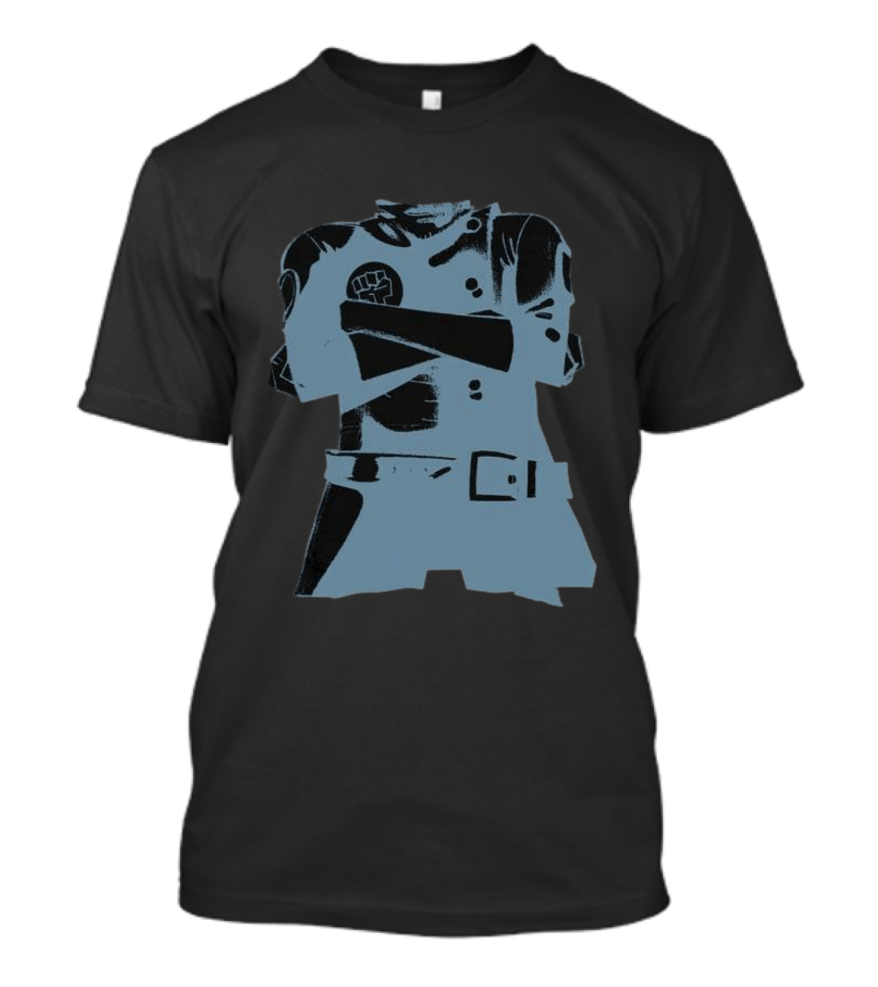 Gorillaz Store Stylo Hood Black Fist T-Shirt