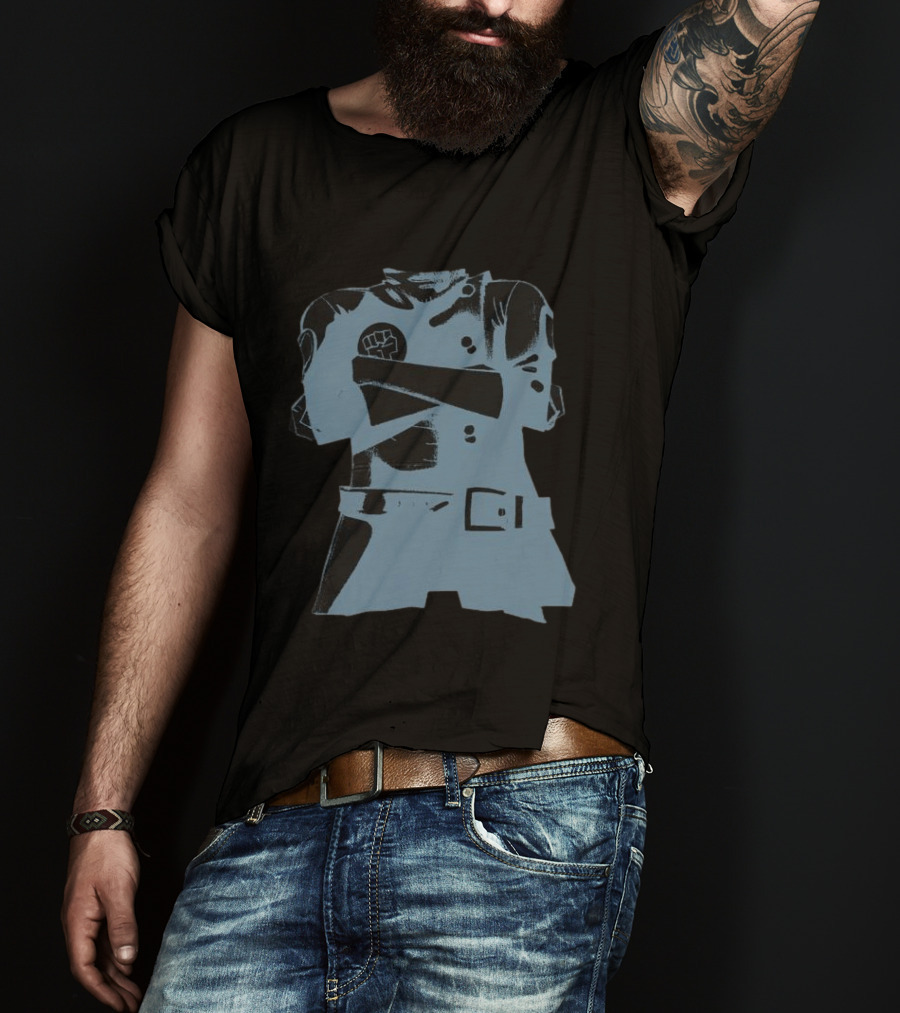 Gorillaz Store Stylo Hood Black Fist T-Shirt