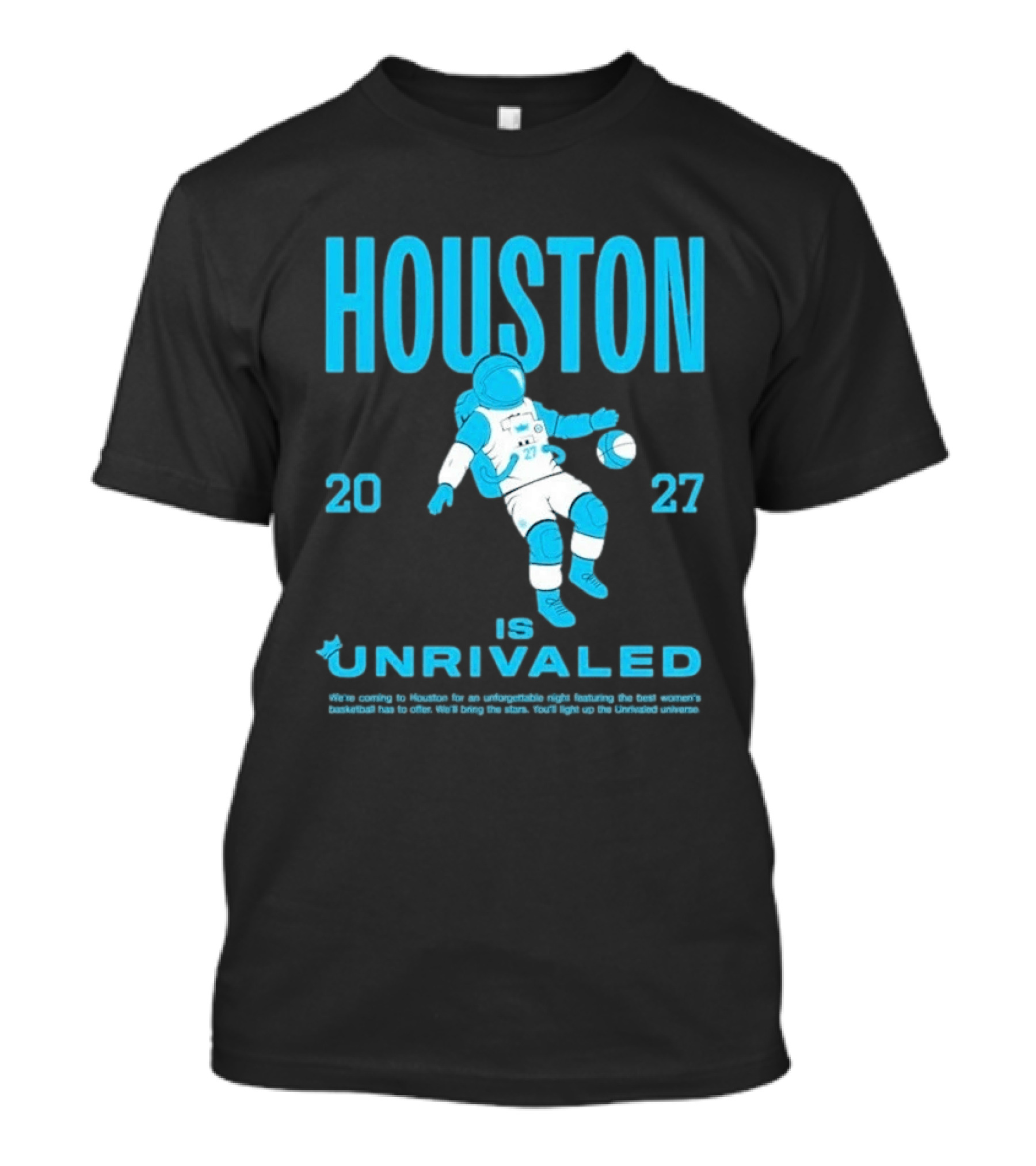 Houston 2027 Is Unrivaled Astronaut Catcher T-Shirt