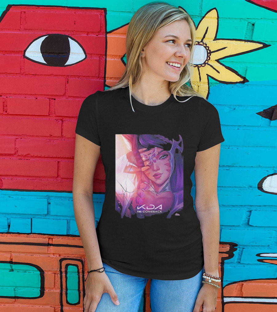Ahri KDA The Comeback Arcane League Of Legends By Nikkotari T-Shirt