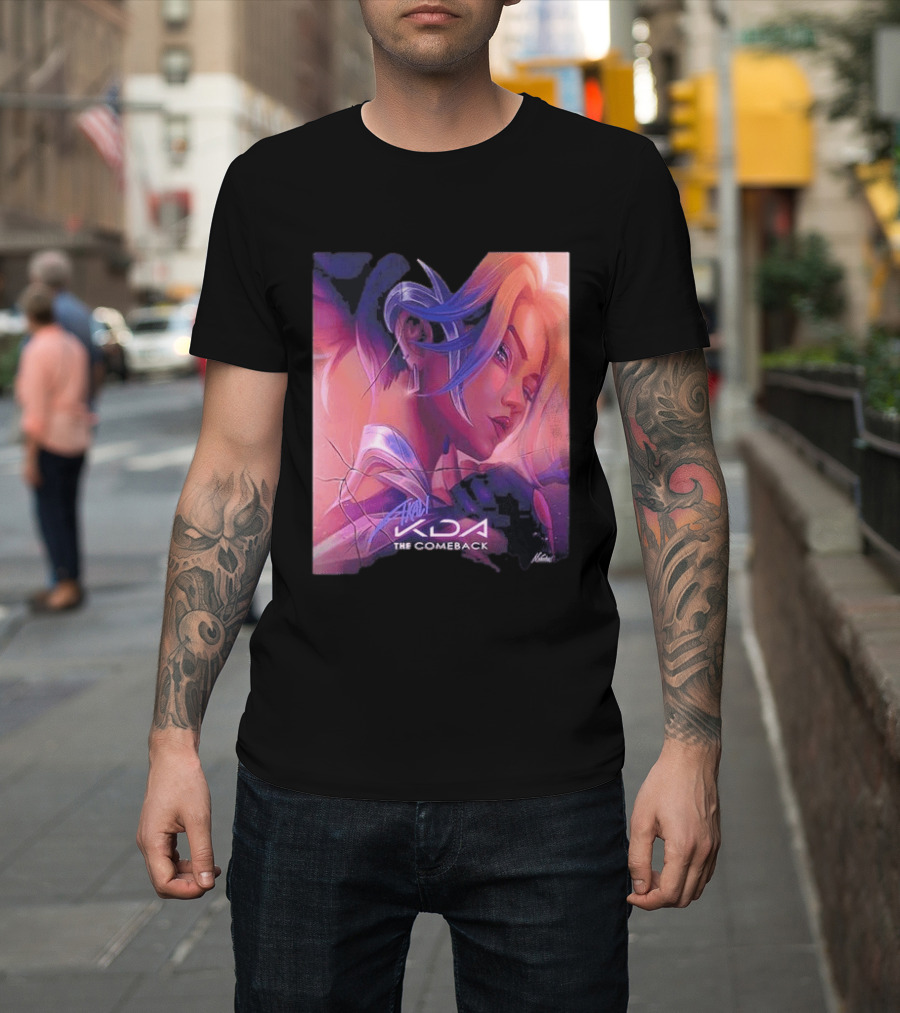 Akali KDA The Comeback Arcane League Of Legends Nikkotari T-Shirt
