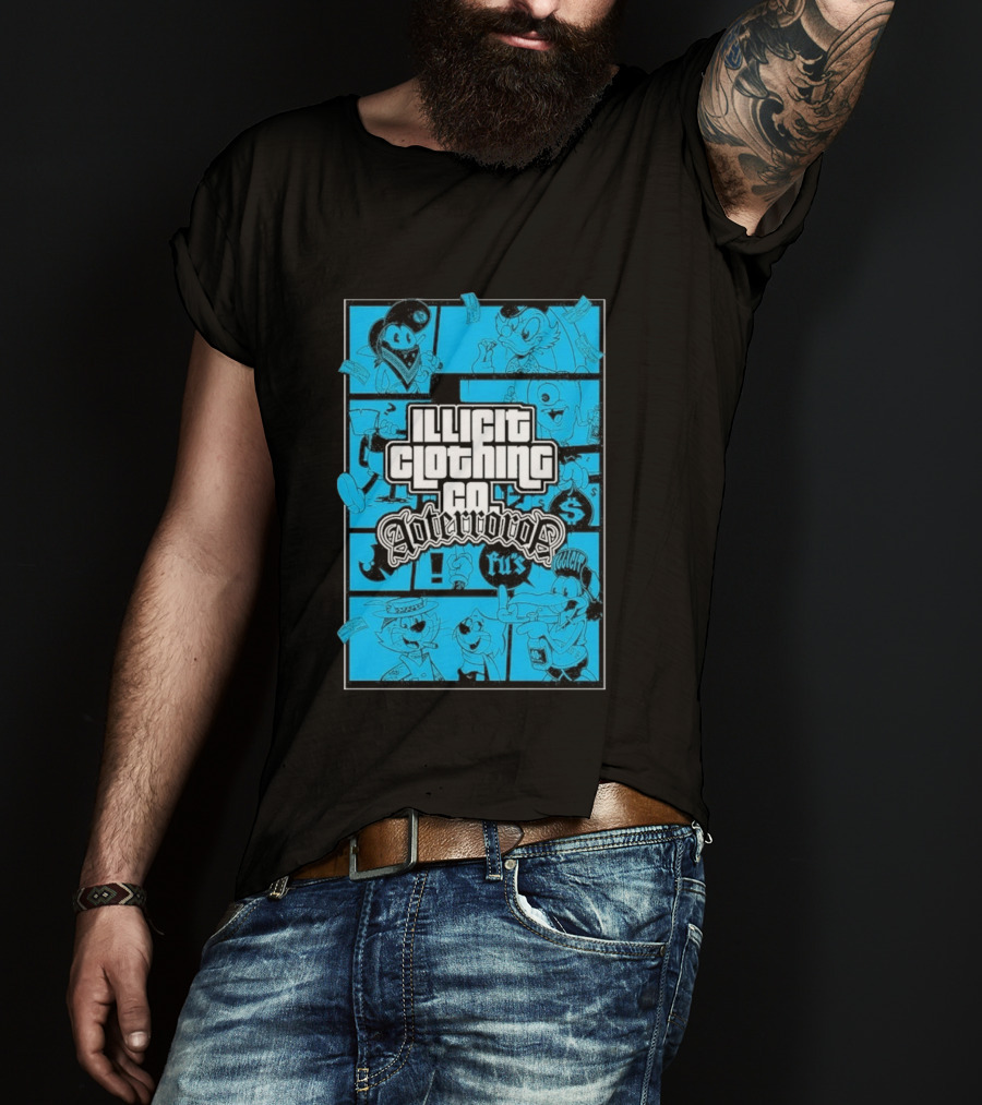 Illicit Clothing Co Afterror FU$ T-Shirt