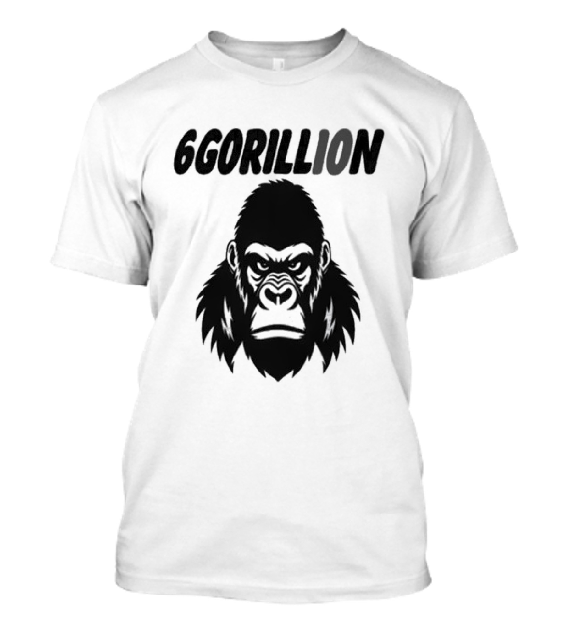 6gorillion Gorilla Face T-Shirt