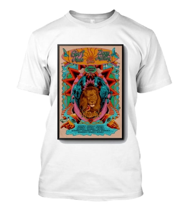 Gov't Mule Ziggy Marley Yola Dreaming The Same Dream Tour 2026 Lion Art And Dates T-Shirt