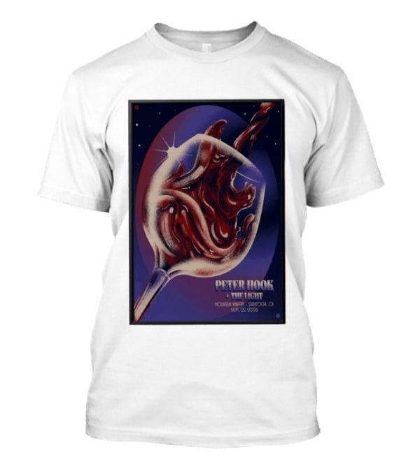 Peter Hook And The Light Mountain Winery Saratoga CA Sept 22 2026 T-Shirt