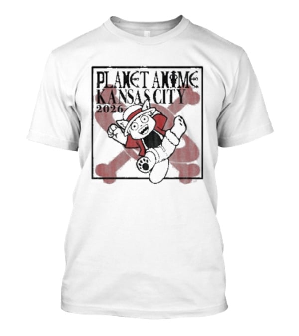 Planet Anime Kansas City 2026 Pirate Panda T-Shirt