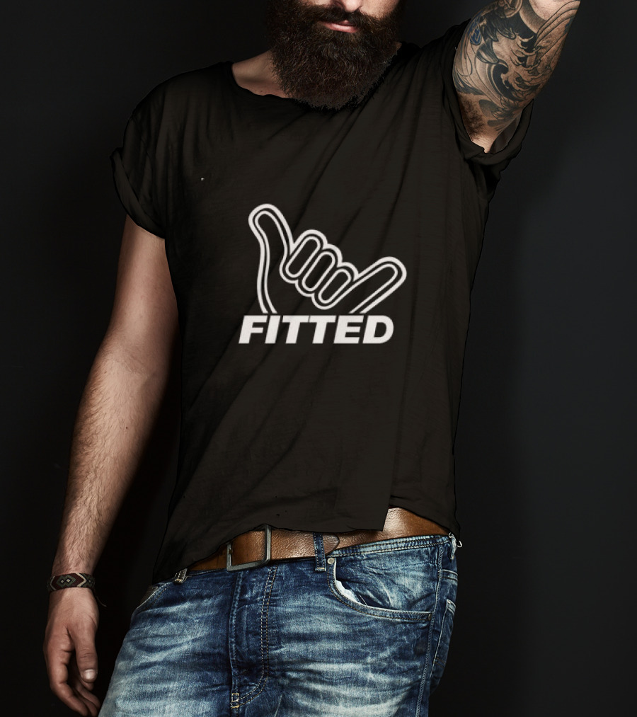 Fitted Hawaii Shaka Hand Fasi Tees T-Shirt
