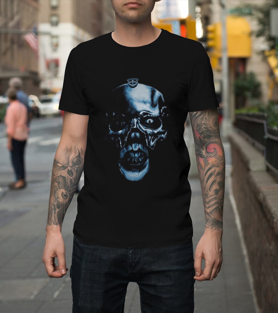 Impericon Ghost Skull Face Creepy Horror Teef T-Shirt