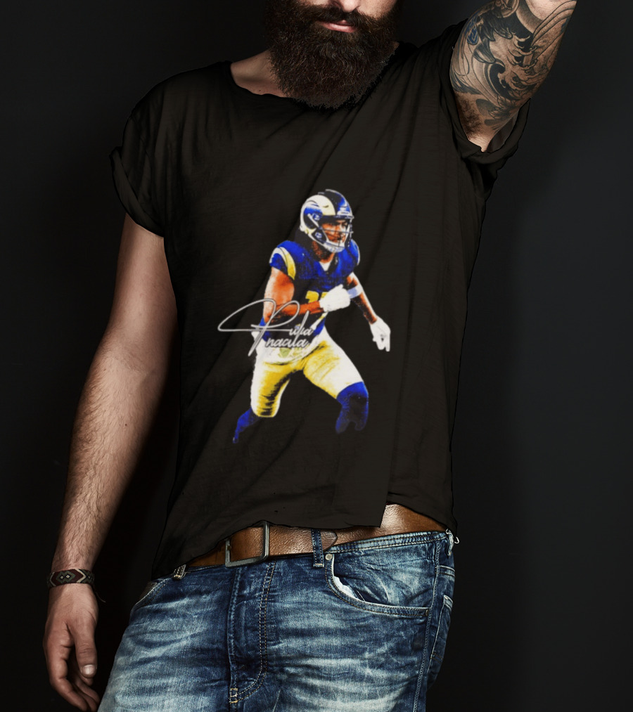Puka Nacua Los Angeles Rams Player Signature NFL Football T-Shirt