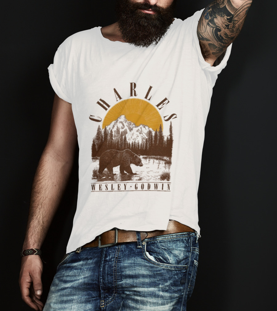 Charles Wesley Godwin Bear Mountain Sunset Forest T-Shirt