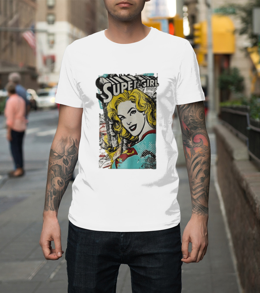 Supergirl DC Comics Blonde Woman Pop T-Shirt