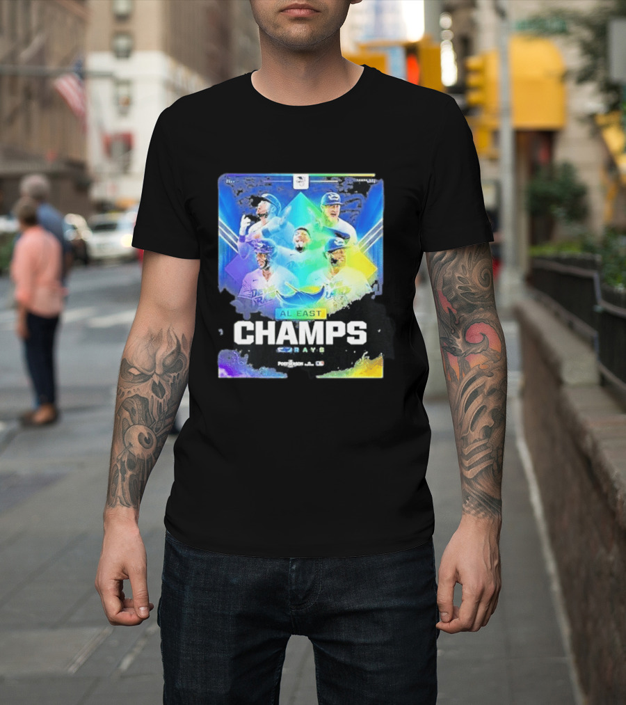 Postseason Al East Champs Rays Fifth Time Original Tampa Bay 2026 T-Shirt