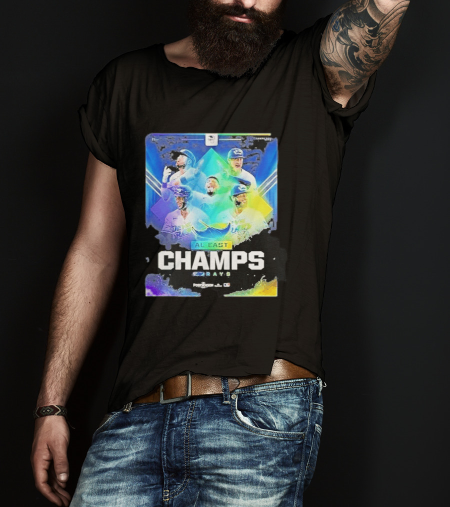 Postseason Al East Champs Rays Fifth Time Original Tampa Bay 2026 T-Shirt