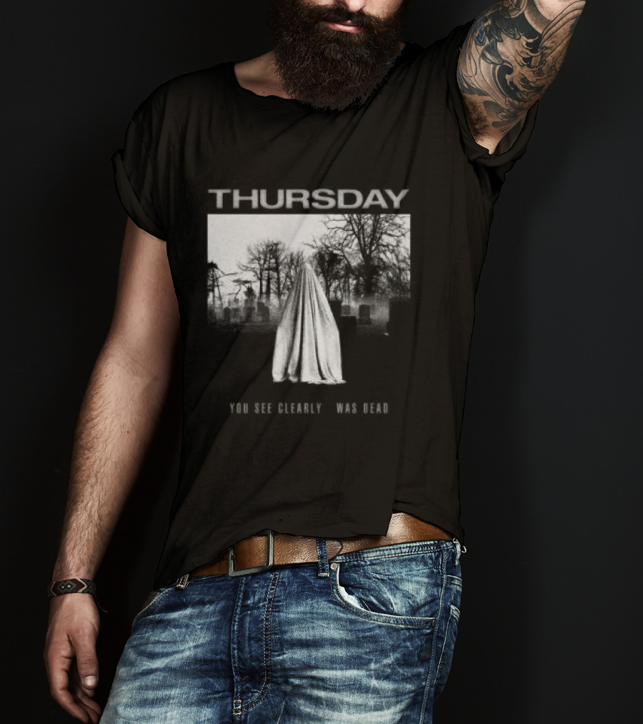 Thursday Store Common Graves New Jersey Emo Band 2002 T-Shirt