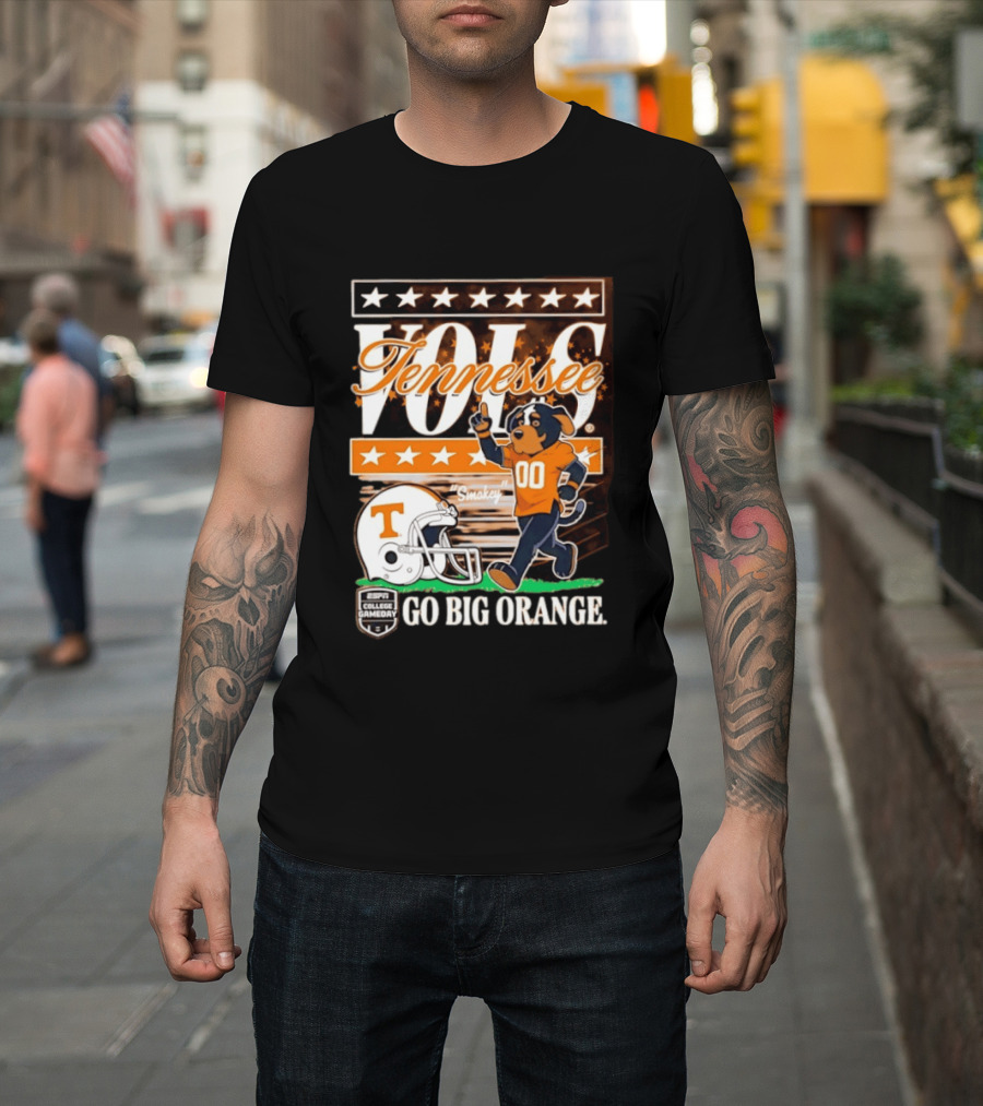 Tennessee Vols Smokey Go Big Orange ESPN College Gameday T-Shirt