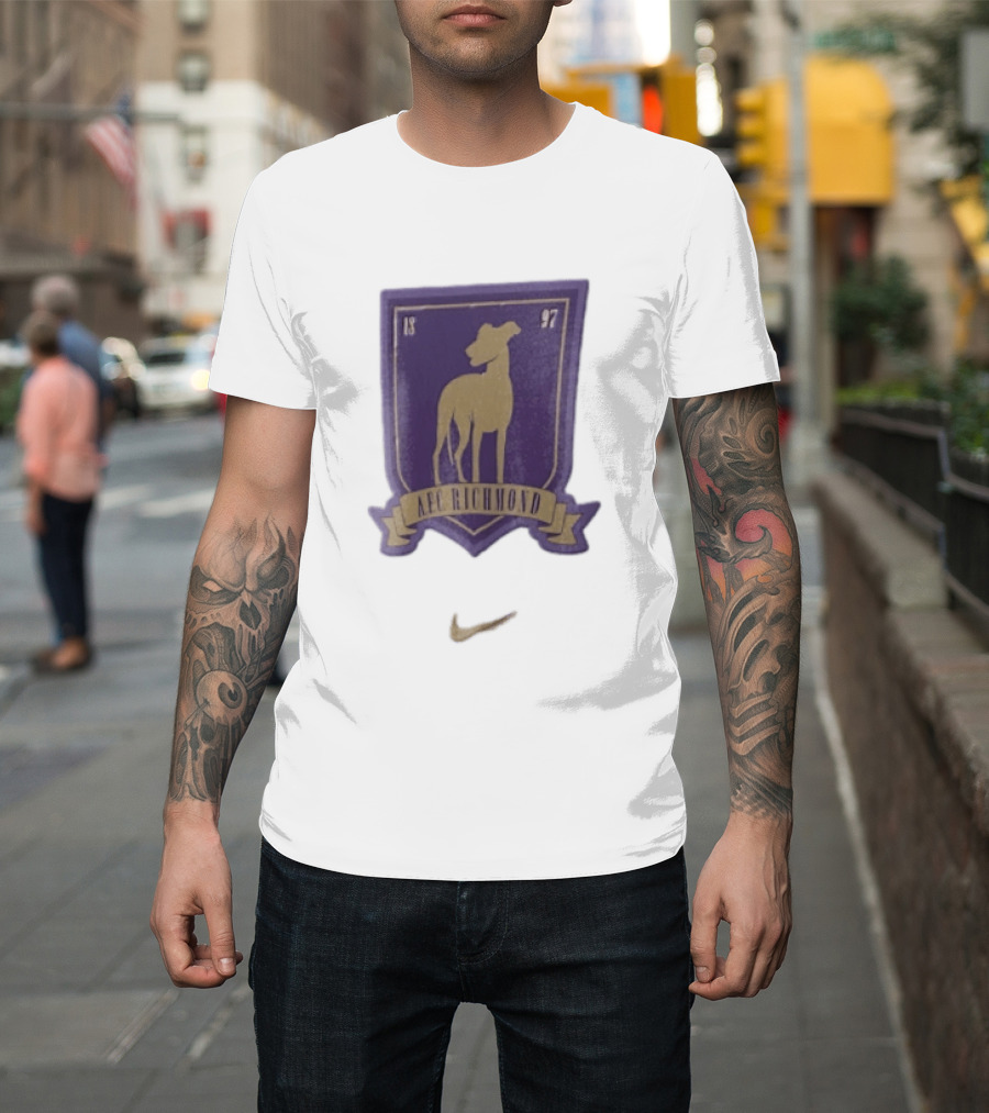 AFC Richmond Greyhound Dog Shield 1897 T-Shirt