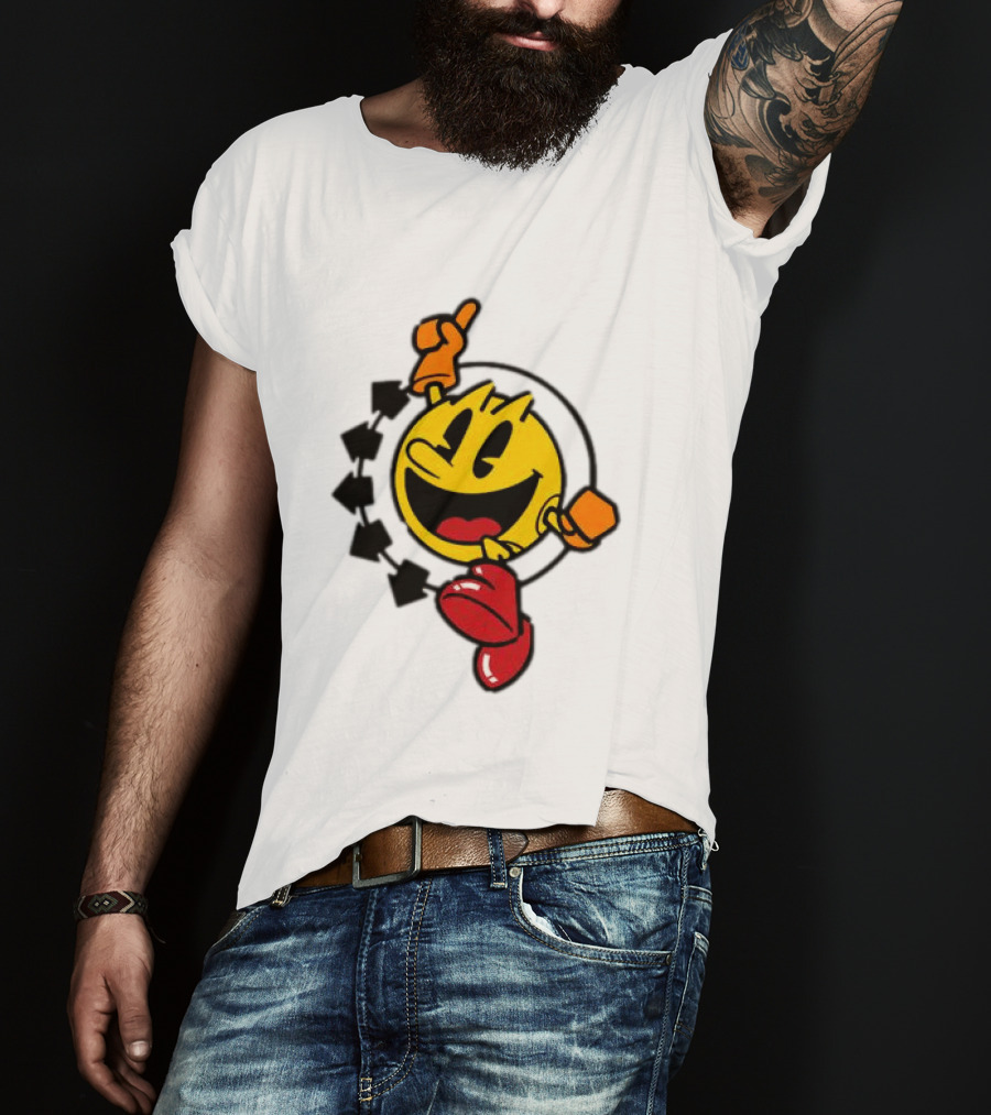 Pac Man X Blink 182 Smiley Collaboration T-Shirt