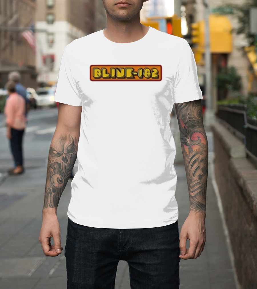 Pac Man Arcade Crossover With Blink 182 T-Shirt