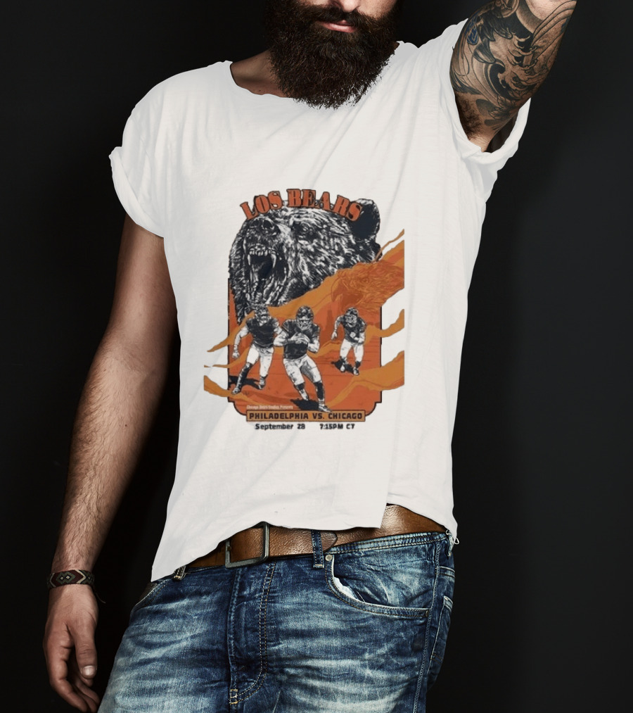 Philadelphia Eagles Vs Chicago Los Bears September 28 2026 Soldier Field Week 3 1:15 PM T-Shirt