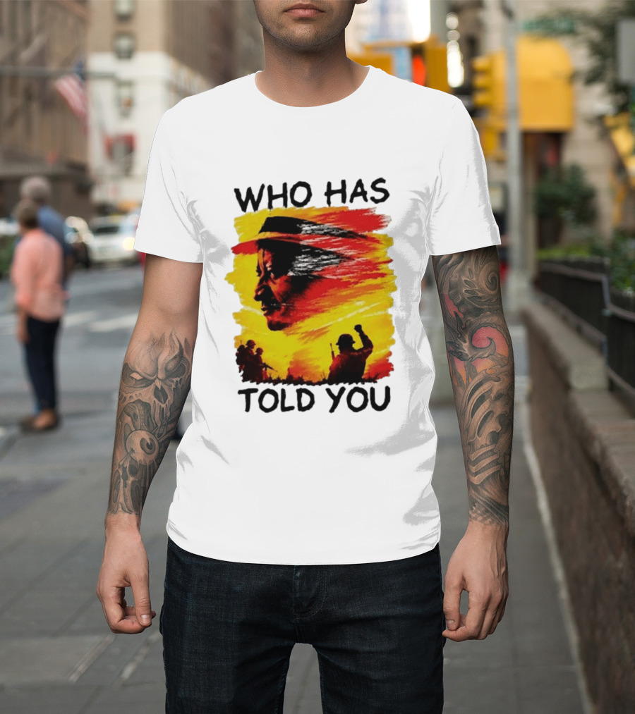 Edwin Sifuna Wears Raila Odinga's Who Has Told You T-Shirt