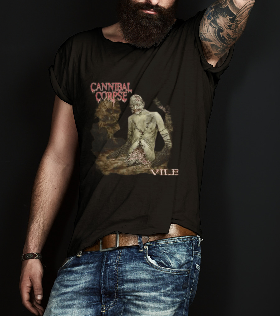 Cannibal Corpse Stab Hack Slash Kill Vile Album T-Shirt